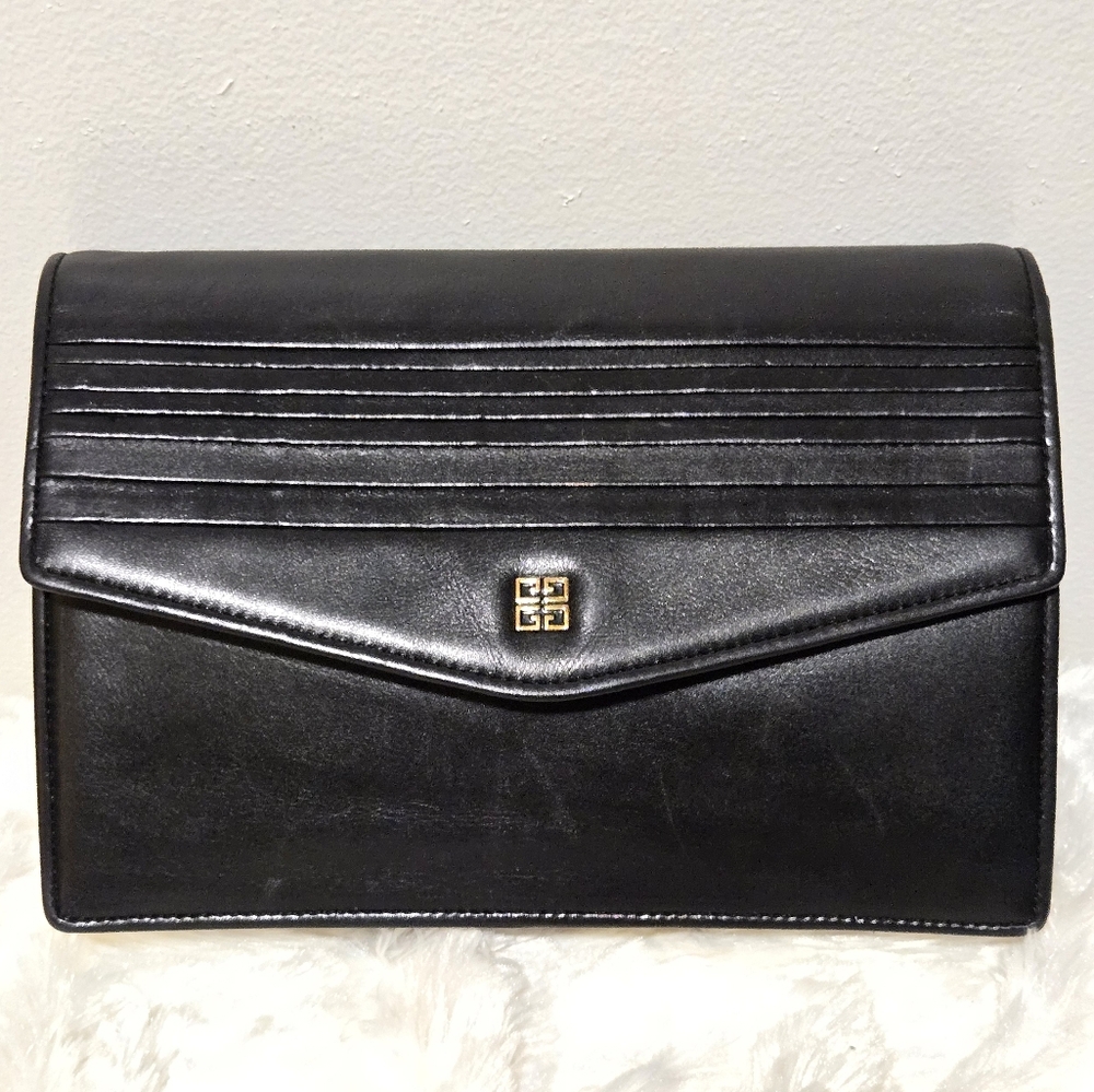 Givenchy Envelope Black Clutch Bag